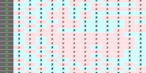 最准版本2025清宫图生男生女一览表！附蛇年生男生女计算公式！